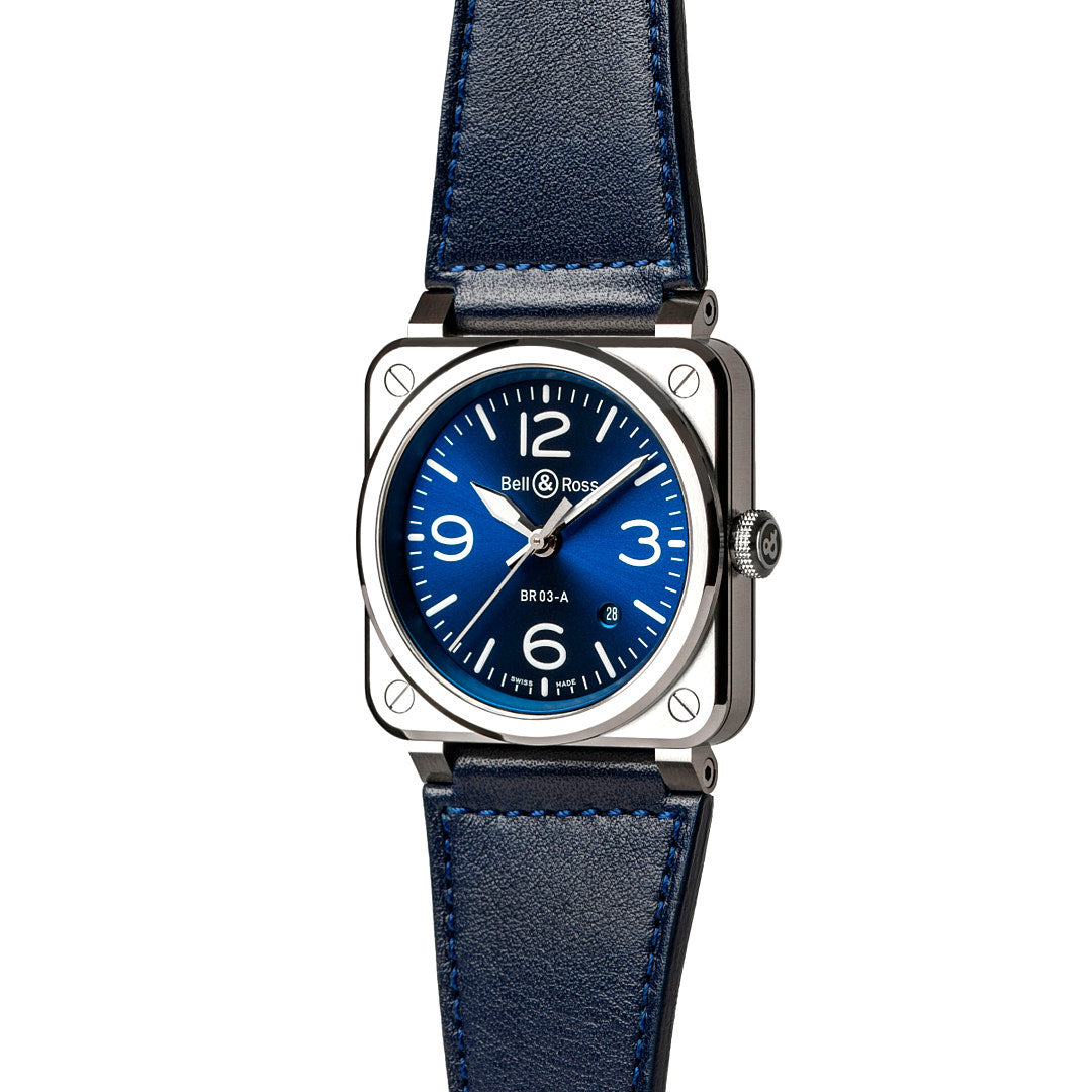 Bell & Ross BR 03 Blue Steel Watches 41 mm