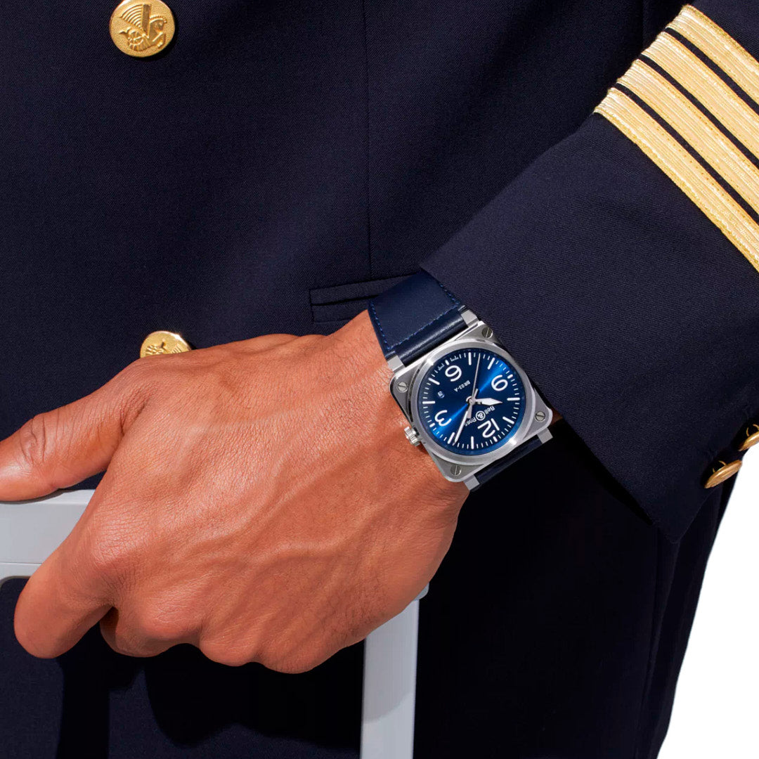 Bell & Ross BR 03 Blue Steel Watches 41 mm