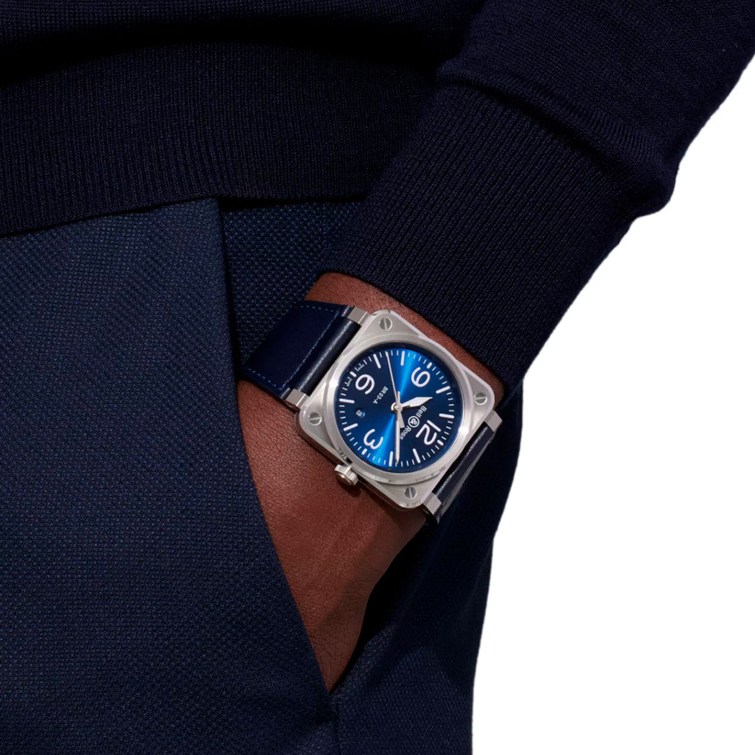 Bell & Ross BR 03 Blue Steel Watches 41 mm