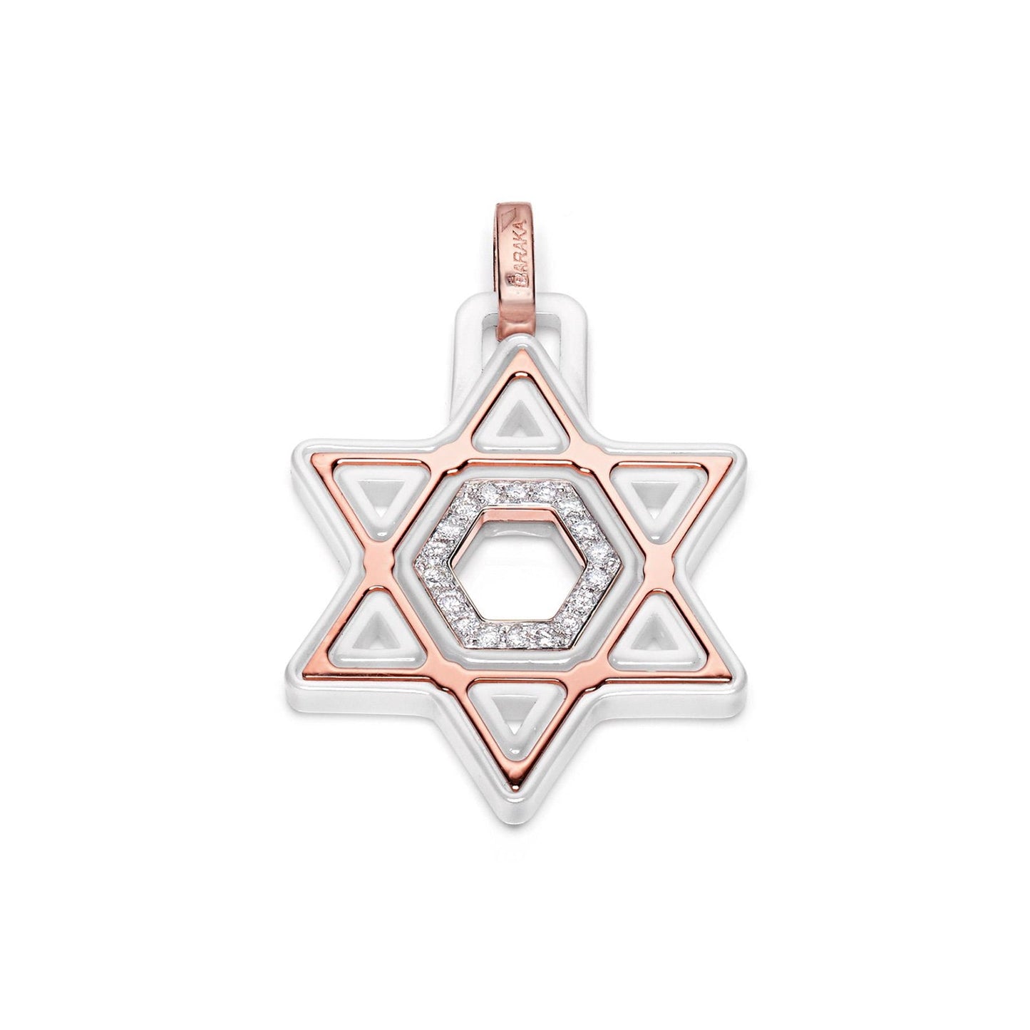 Baraka Cyborg Ceramic Pendant ST221521ROCB-18 — Luxury Men's Jewelry and Gifts