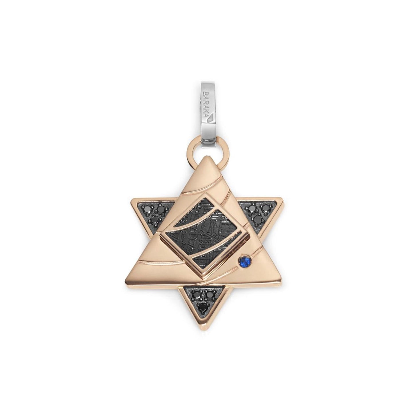 Baraka Meteorite Pendant ST316011RBDN-11 — Luxury Men's Jewelry and Gifts