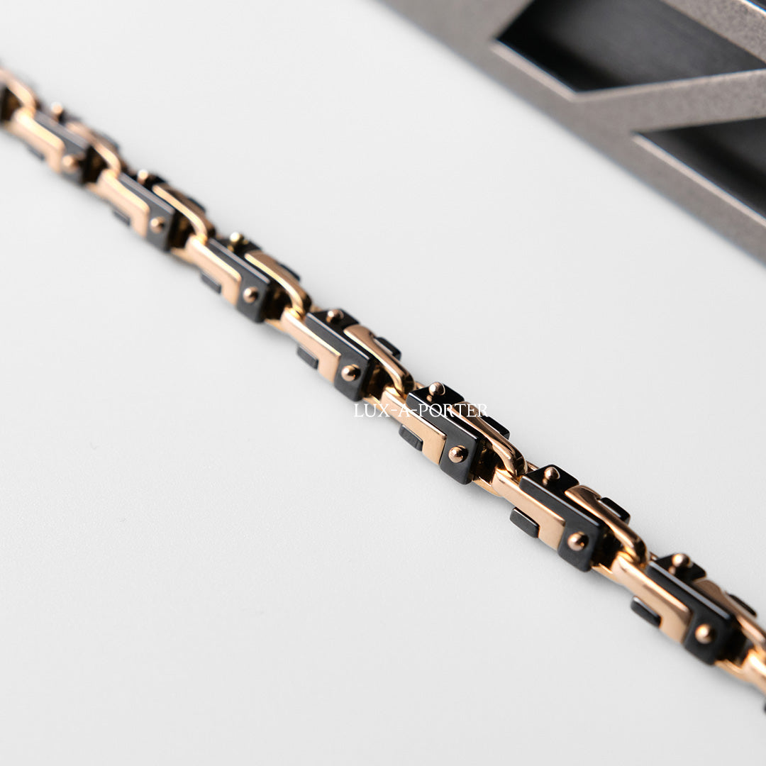 Rose gold and black chain Baraka Cyborg Ceramic Chain GC245151ROCN Pre-Owned