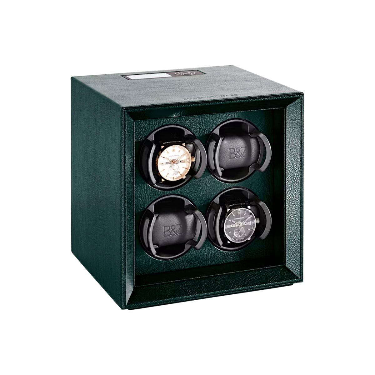 Elegant green Buben & Zorweg Safe Master 4 Watch Winder designed for 4 watches.