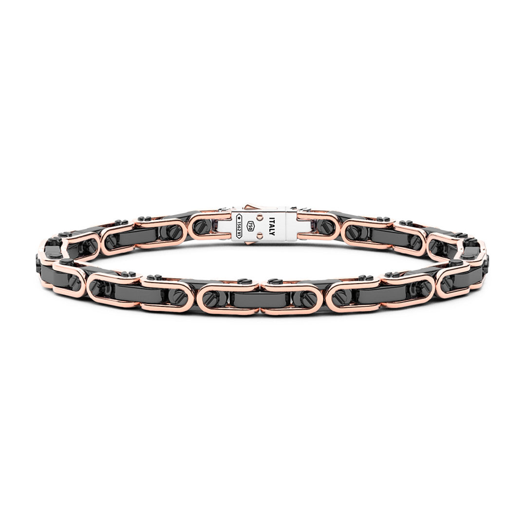 Zancan Ceramik Gold Bracelet KB038R-N