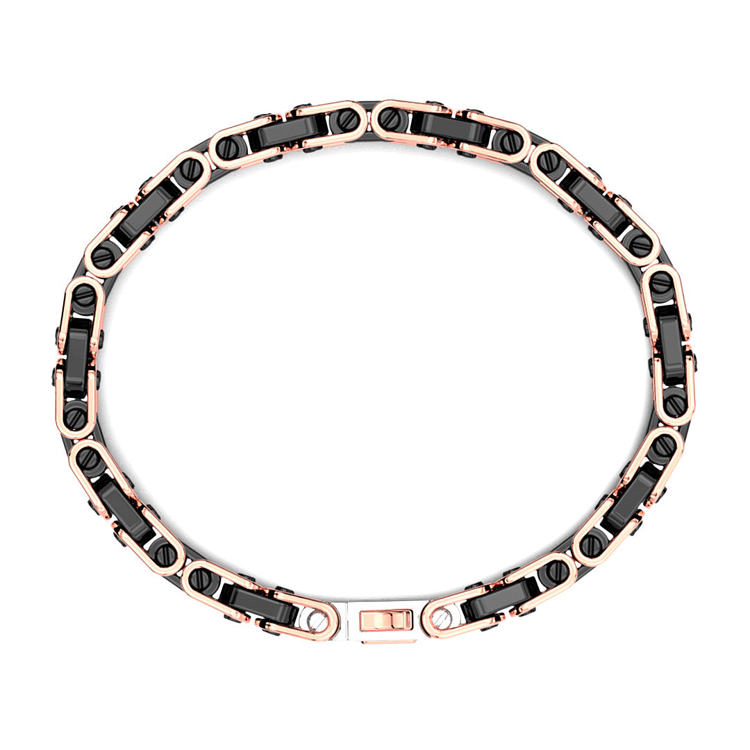 Zancan Ceramik Gold Bracelet KB038R-N