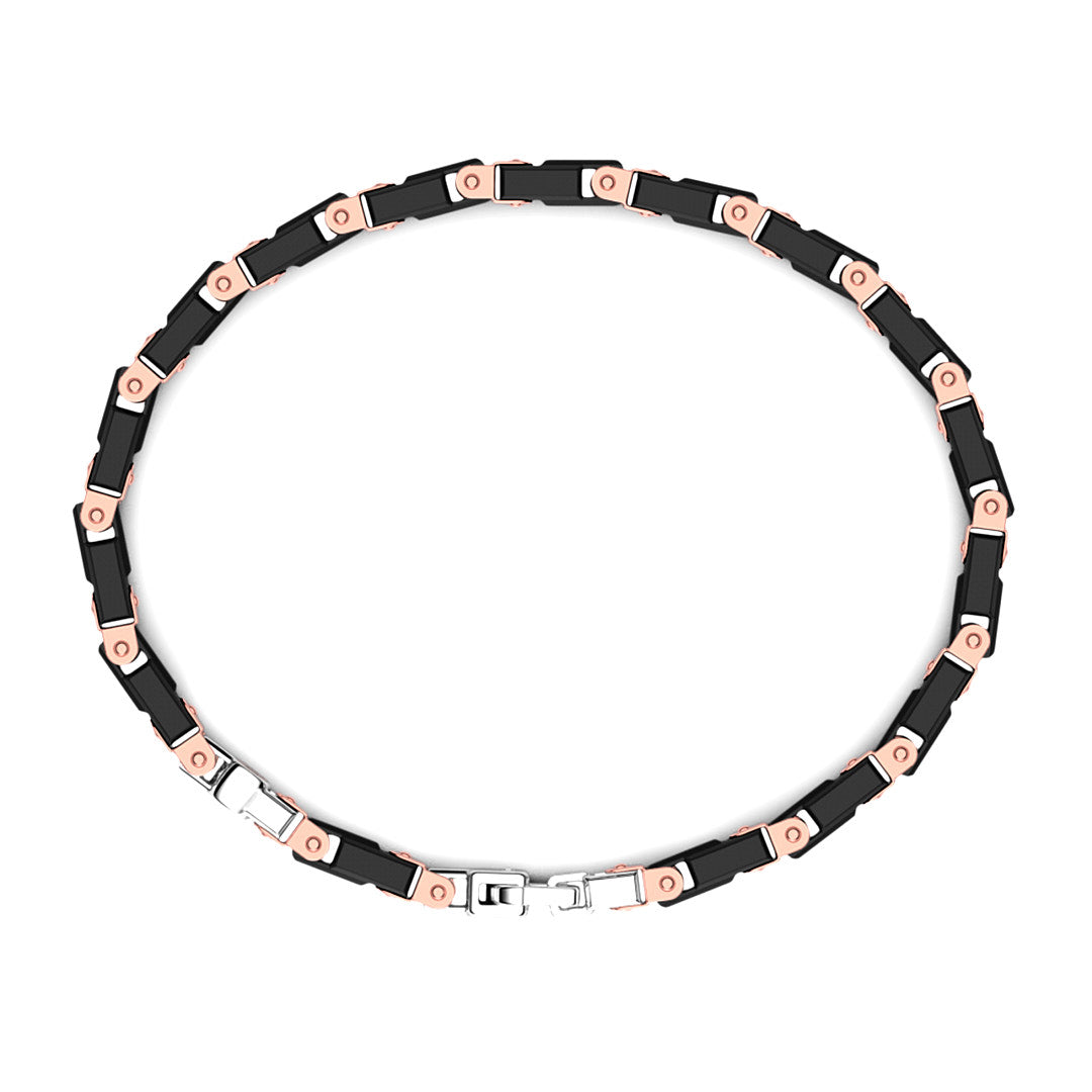 Zancan Ceramik Gold Bracelet KB040R-N