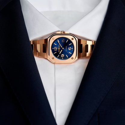 Bell & Ross BR 05 Blue Gold Watches 40 mm