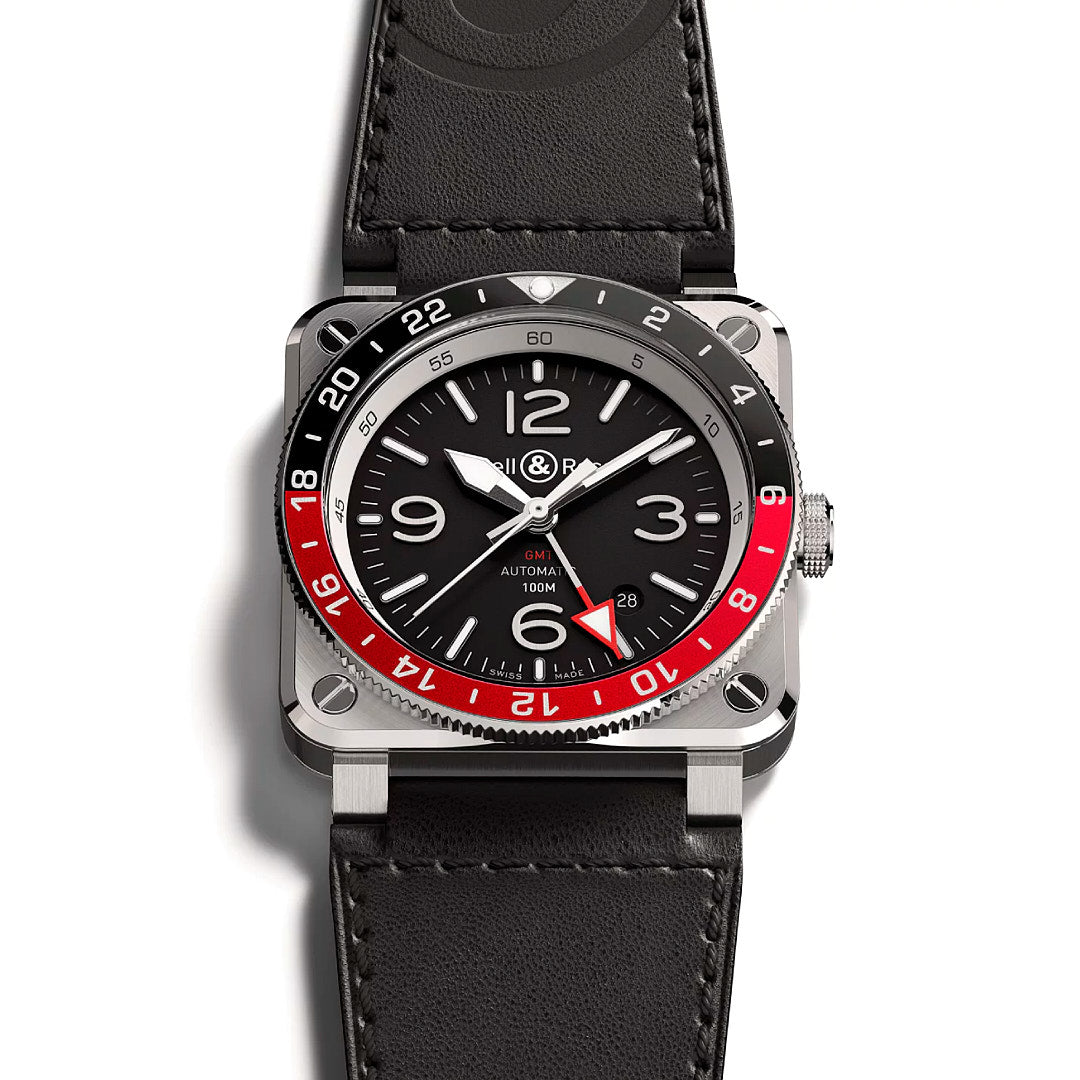 Bell & Ross BR 03-93 GMT Black Watches 42 mm
