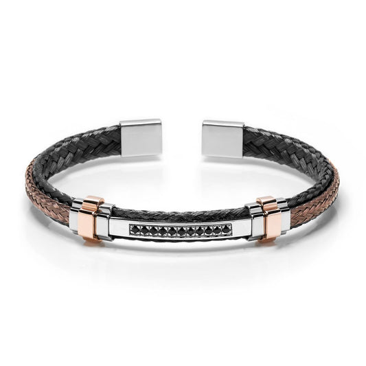 Baraka 316L Bracelet BR253021RODN-35 — Luxury Men's Jewelry and Gifts