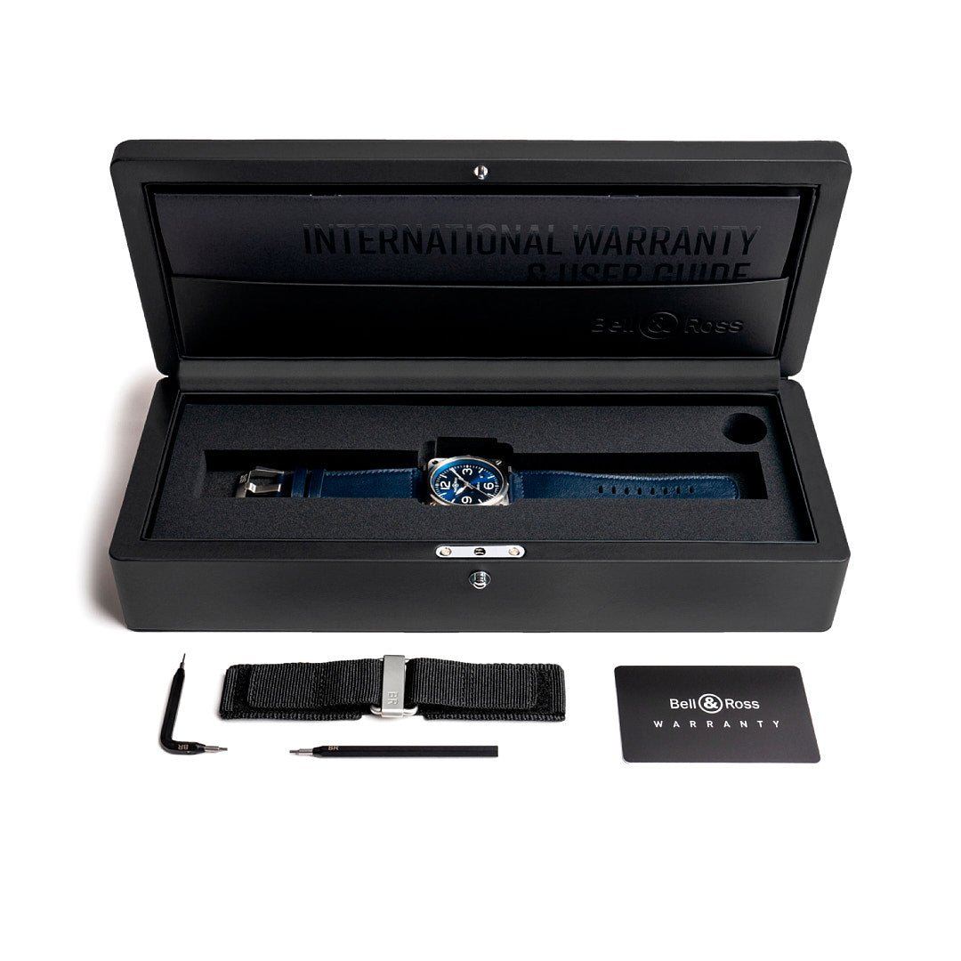 Bell & Ross BR 03 Blue Steel Watches 41 mm