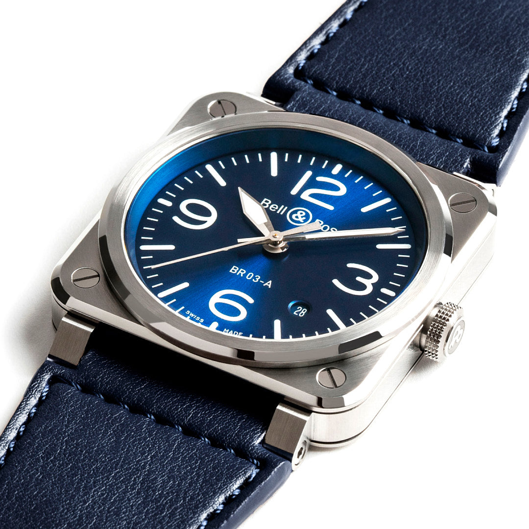 Bell & Ross BR 03 Blue Steel Watches 41 mm