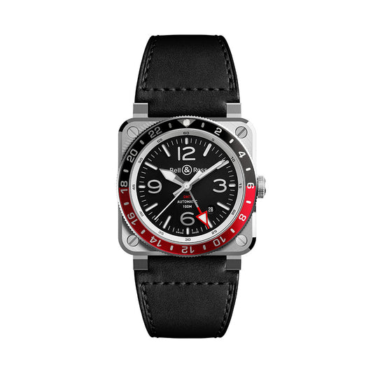 Bell & Ross BR 03-93 GMT Black Watches 42 mm