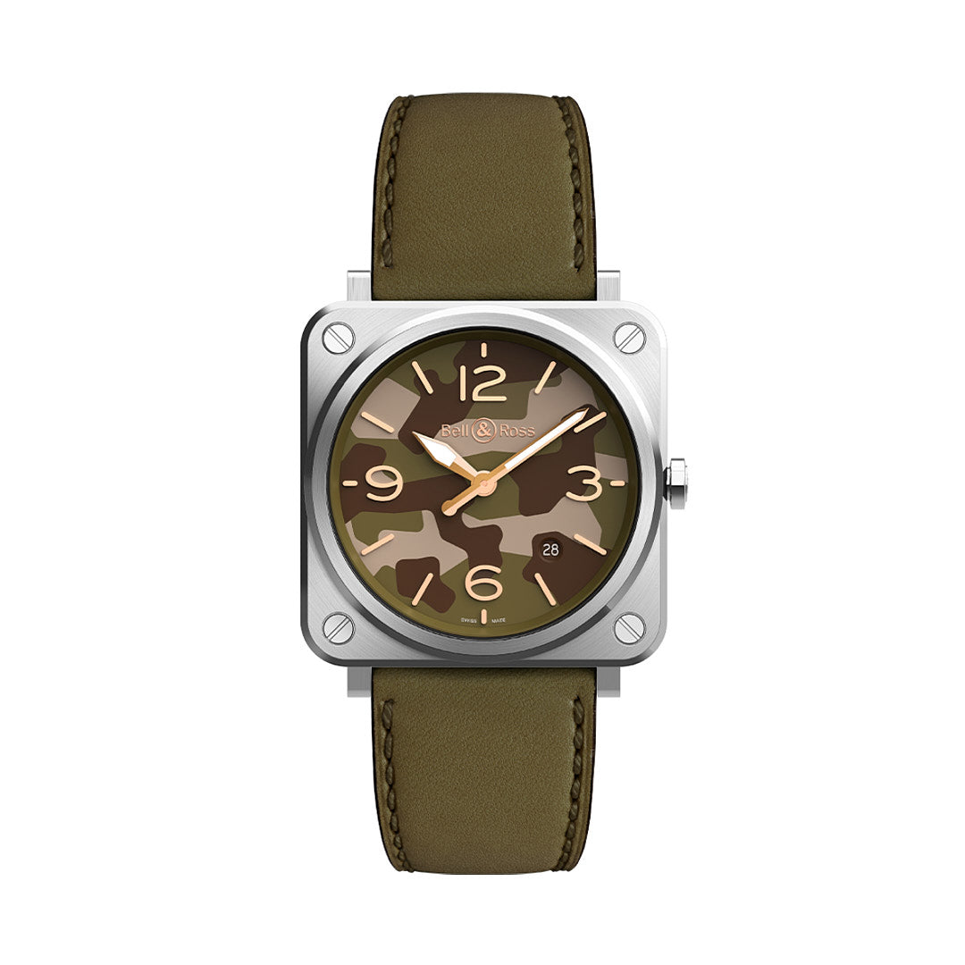 Bell & Ross BR S Green Camo Watches 39 mm