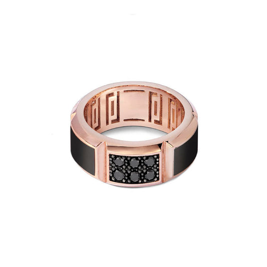 Baraka Diamonds Ring AN362011RODN — Luxury Men's Jewelry and Gifts