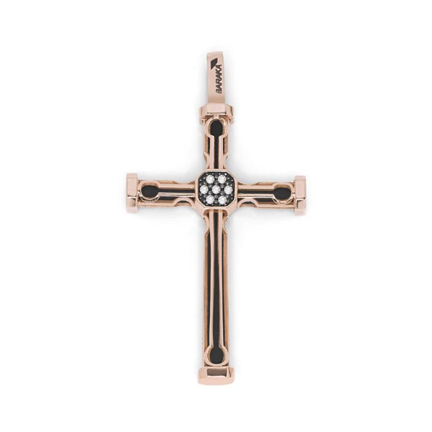 Baraka Kardano Cross CR275441RODB-07 — Luxury Men's Jewelry and Gifts