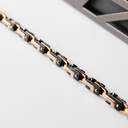 Rose gold and black chain Baraka Cyborg Ceramic Chain GC245151ROCN Pre-Owned