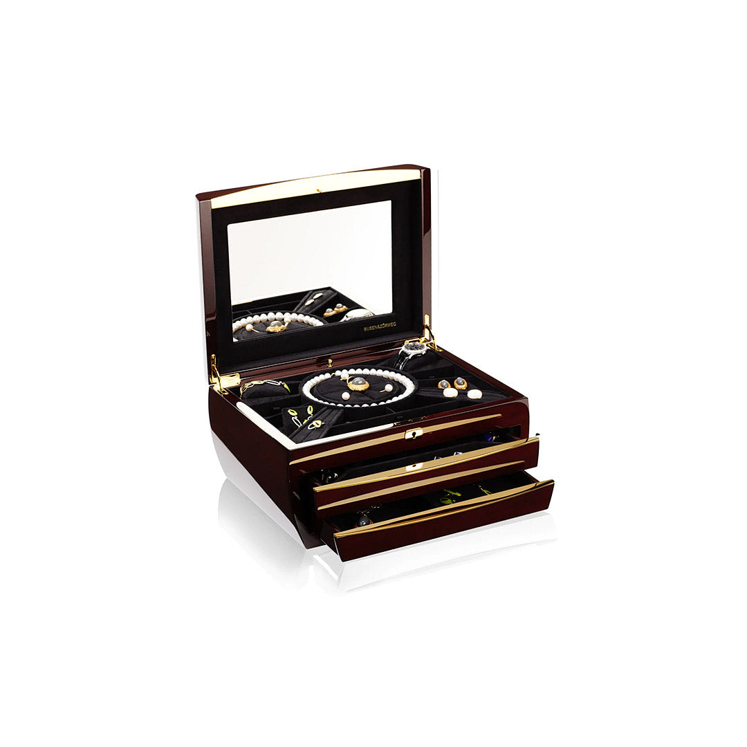 Buben & Zorweg Cosmopolitan Jewelry Case Burlwood