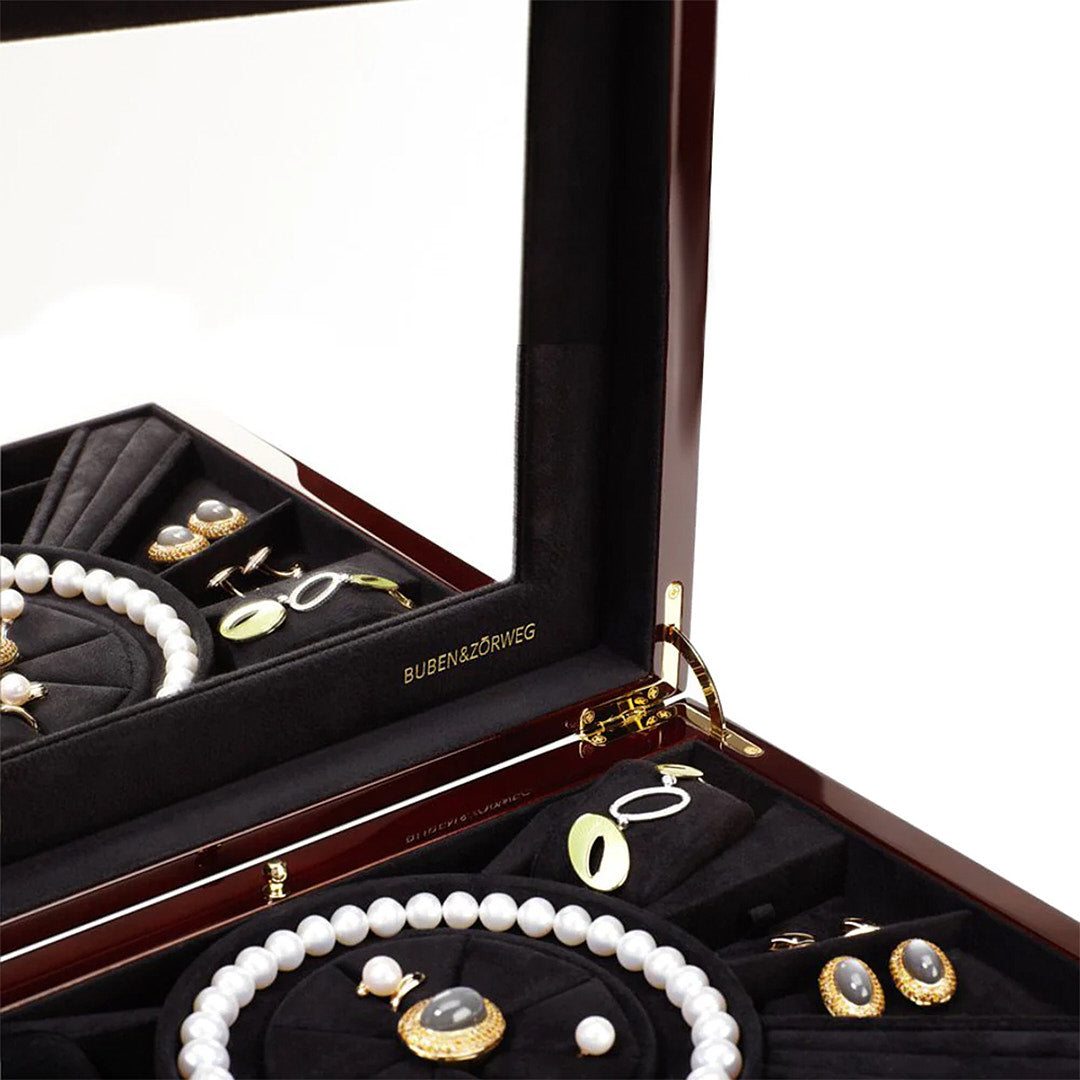 Buben & Zorweg Cosmopolitan Jewelry Case Burlwood