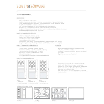 Buben & Zorweg Collector Safe XL Macassar