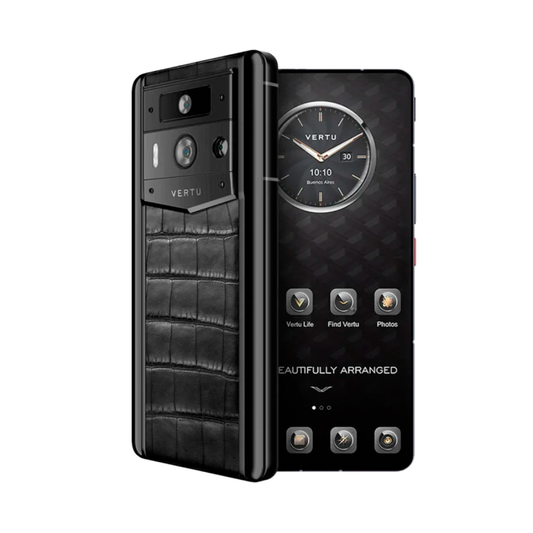 VERTU METAVERTU 2 PHONE WEB3 AI BLACK ALLIGATOR SKIN