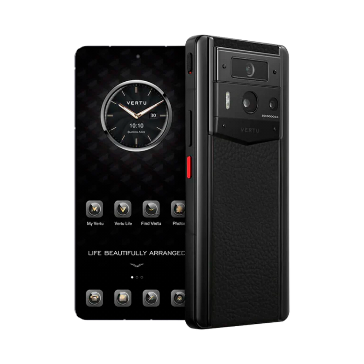 VERTU METAVERTU 2 PHONE WEB3 AI BLACK CALFSKIN