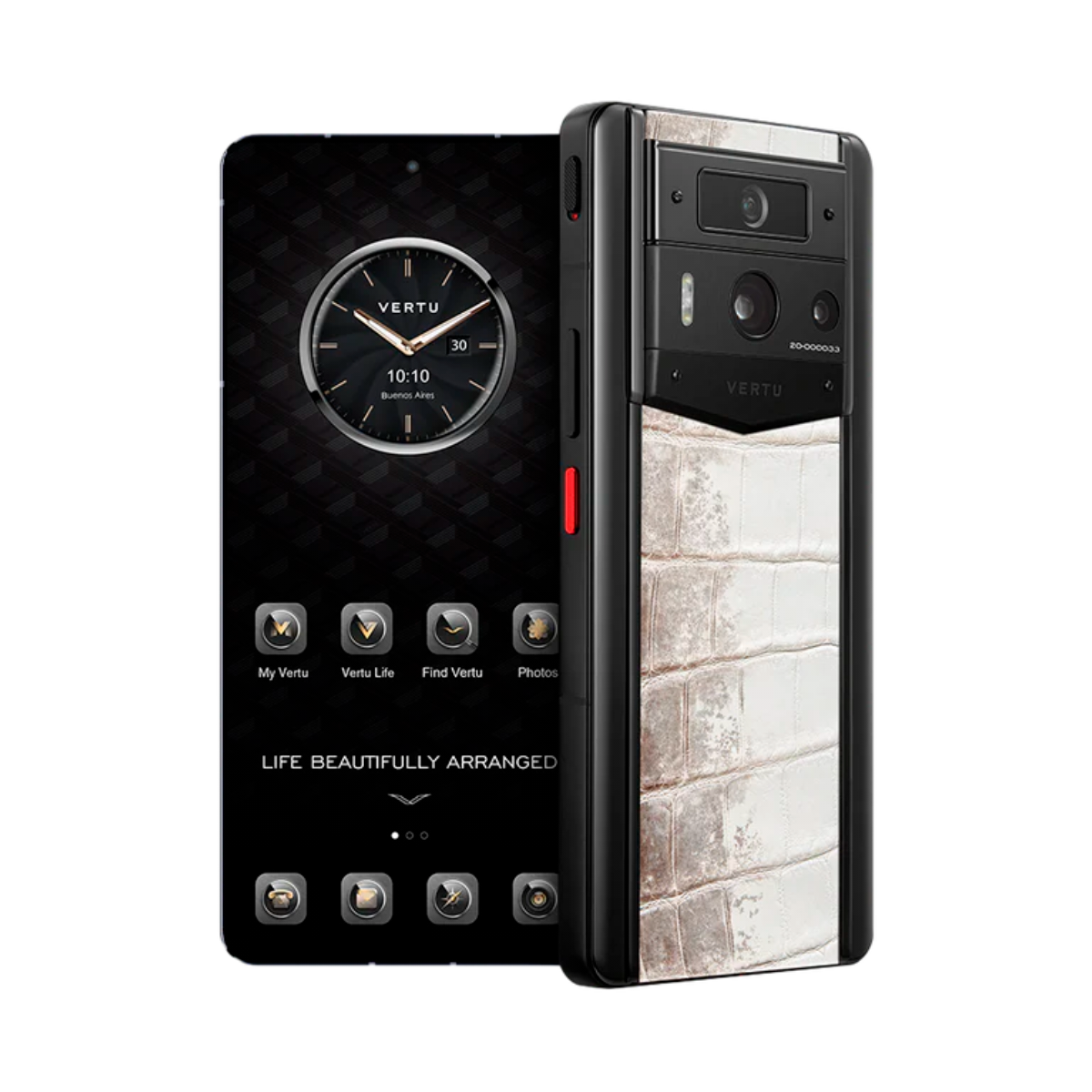 VERTU METAVERTU 2 PHONE WEB3 AI BLACK HIMALAYA ALLIGATOR SKIN