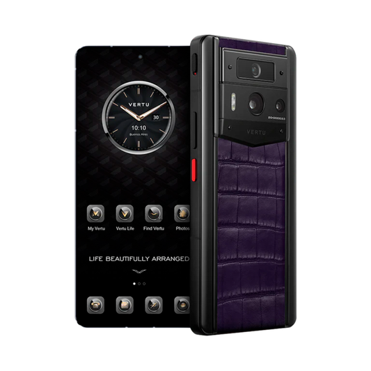 VERTU METAVERTU 2 PHONE WEB3 AI GRAPE PURPLE ALLIGATOR SKIN