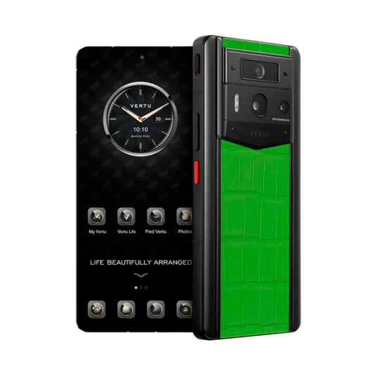 VERTU METAVERTU 2 PHONE WEB3 AI GREEN ALLIGATOR SKIN