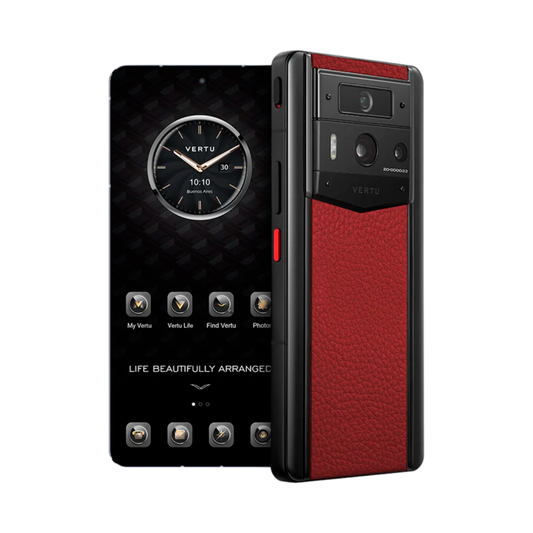 VERTU METAVERTU 2 PHONE WEB3 AI RASPBERRY RED CALFSKIN