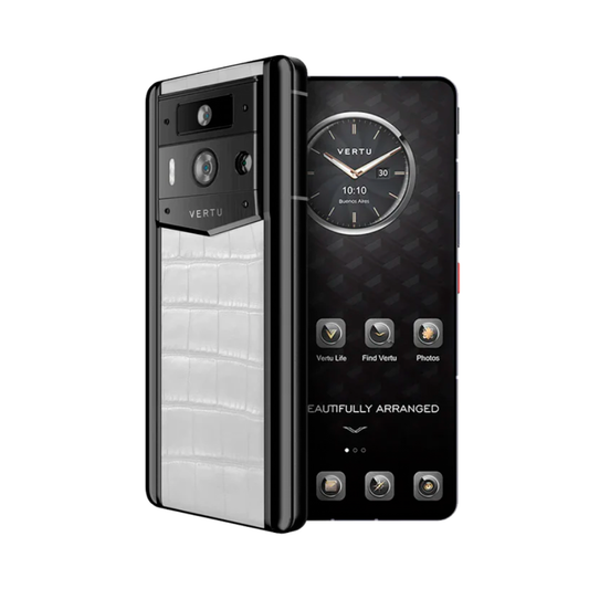 VERTU METAVERTU 2 PHONE WEB3 AI WHITE ALLIGATOR SKIN