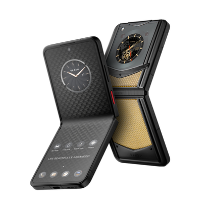 VERTU IRONFLIP CARBON TEXTURE YELLOW