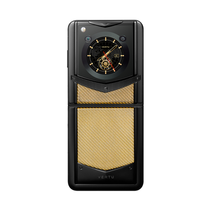 VERTU IRONFLIP CARBON TEXTURE YELLOW