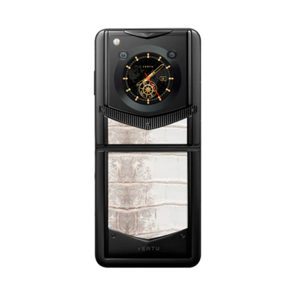 VERTU IRONFLIP PHONE ROCOCO HIMALAYA NILOTICUS CROCODILE SKIN