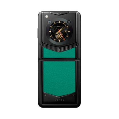 VERTU IRONFLIP VERONA GREEN CALFSKIN