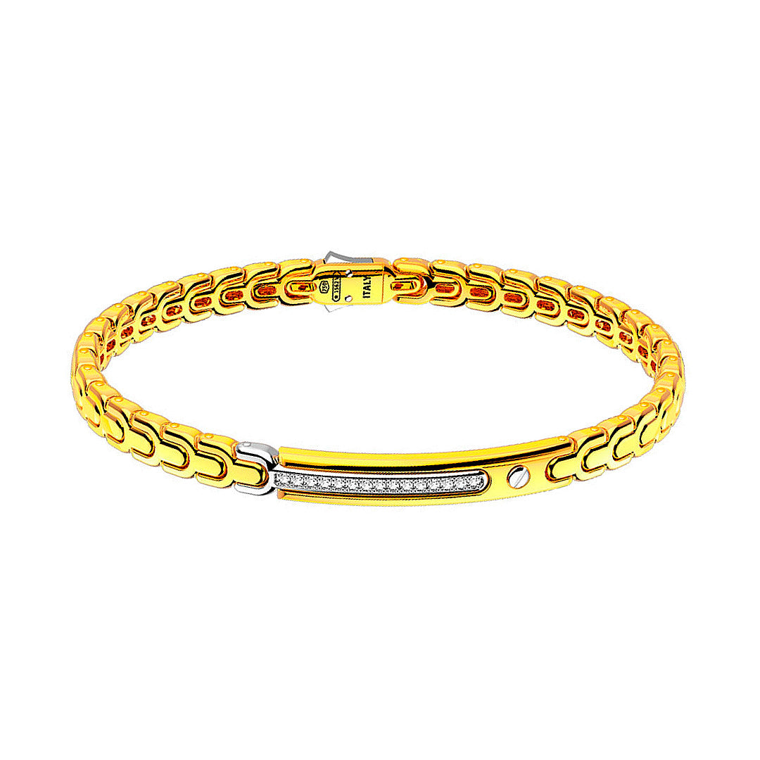 Zancan Eternity Gold Bracelet EB873